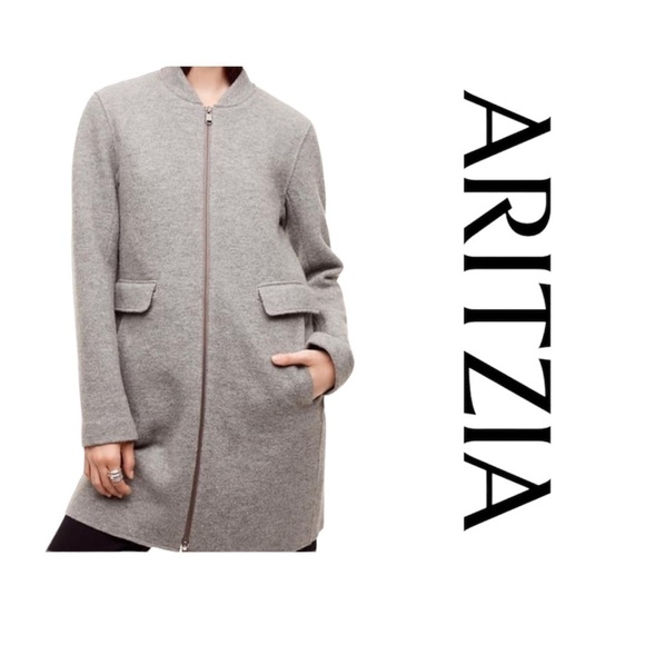 ARITZIA Babaton 100% wool Bonamici Jacket grey size S - Picture 4 of 13